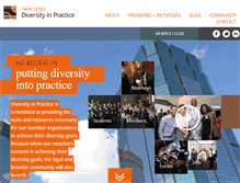 Tablet Screenshot of diversityinpractice.org